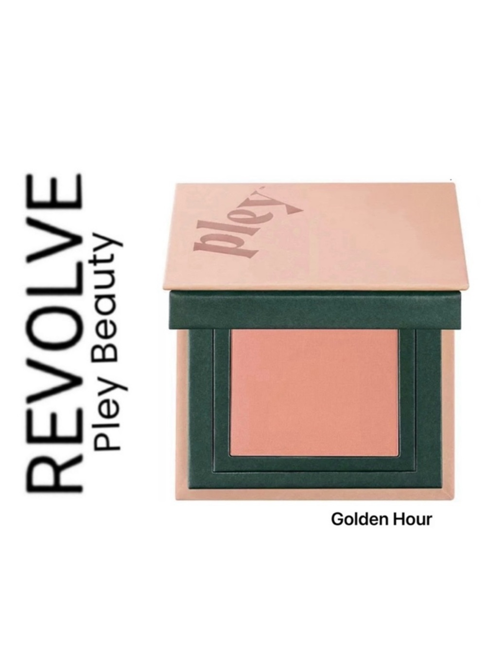 NWT Revolve x Pley Beauty One Stop Pop Powder Blush Golden Hour